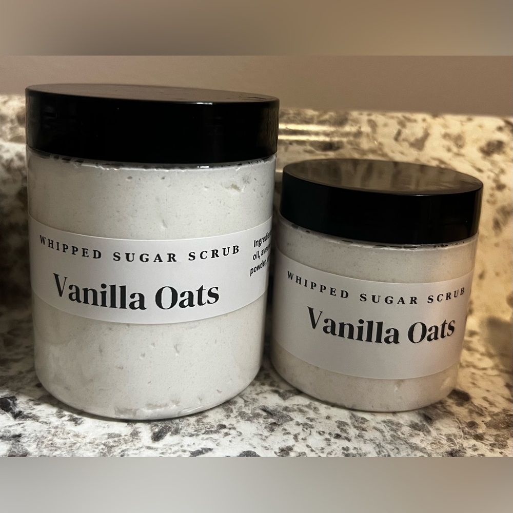 Vanilla Oats | Natural Whipped Sugar Scrub 4oz
